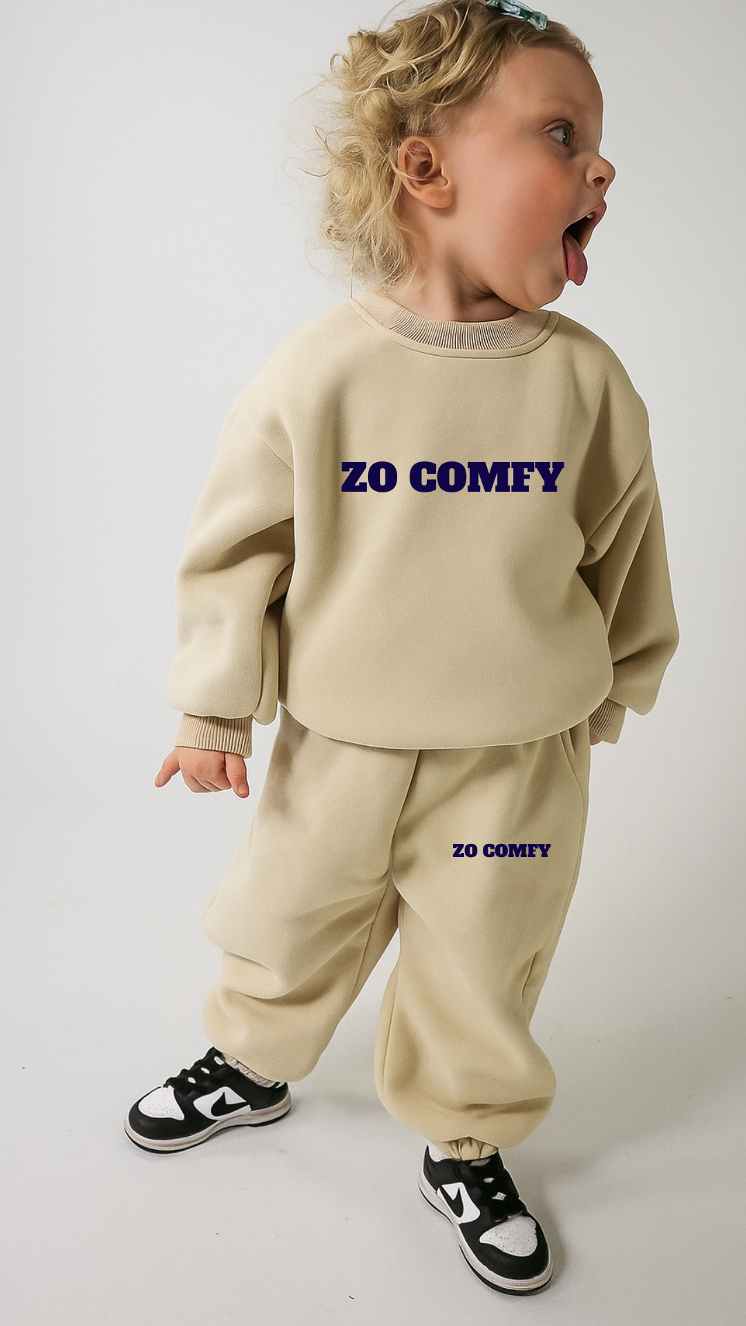 BEIGE TRACKSUIT